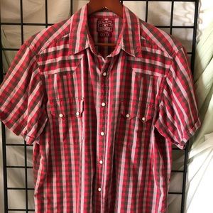 Lucky Brand Pearl Snap button down
